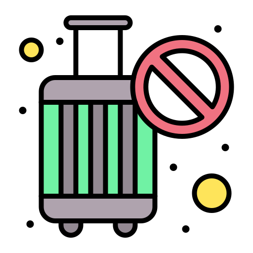Ban, cancel, no, stop, travel icon - Free download
