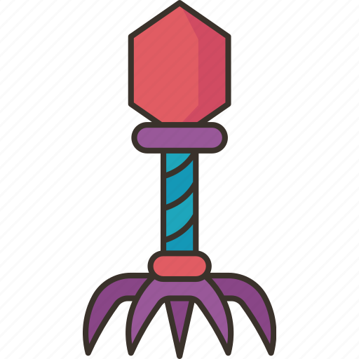 Acteriophage, phages, bacteria, infect, organism icon - Download on Iconfinder