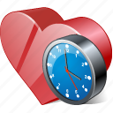 bookmark, clock, favorites, heart, like, love 