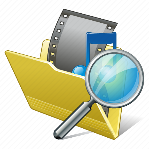 Film, folder, media, movie, my, search, video icon - Download on Iconfinder