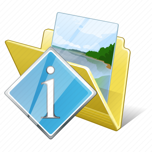 Folder, gallery, images, info, media, my, pictures icon - Download on Iconfinder