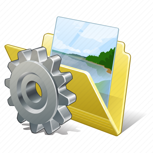 Folder, gallery, images, media, my, pictures, settings icon - Download on Iconfinder