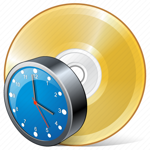 Cd, clock, compact, disc, disk, dvd, storage icon - Download on Iconfinder