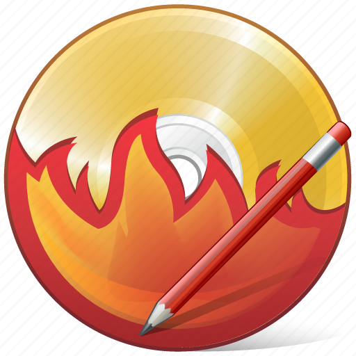 Burn, cd, compact, disc, disk, dvd, edit icon - Download on Iconfinder