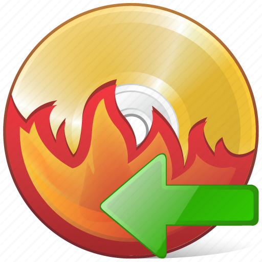 Burn, cd, compact, disc, disk, dvd, import icon - Download on Iconfinder