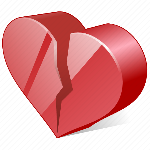Broken, dislike, heart, hurt, like, love icon - Download on Iconfinder