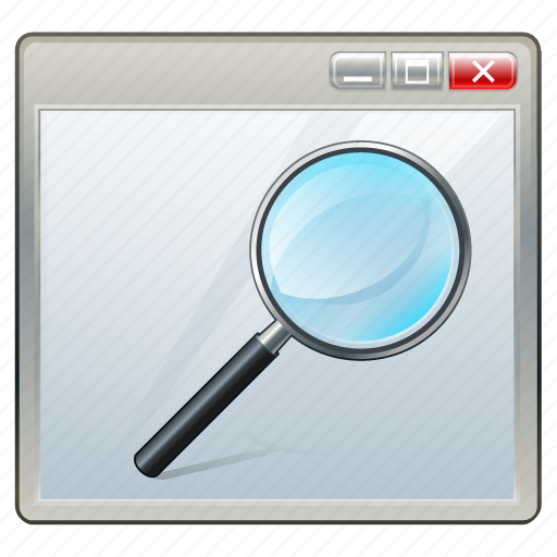 App, application, interface, window, search icon - Download on Iconfinder