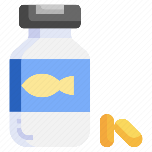 Fish, oil, vitamin, maintain, health, drug, healthy icon - Download on Iconfinder