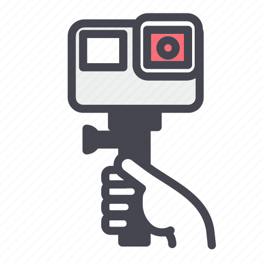 Camera, gopro, haging, selfie, shooting icon - Download on Iconfinder