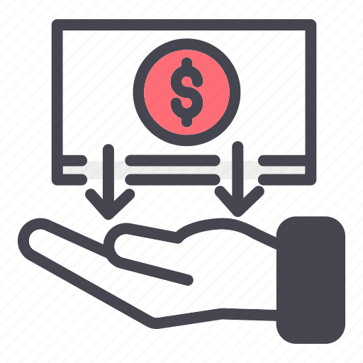 Hand, income, invest, money icon - Download on Iconfinder