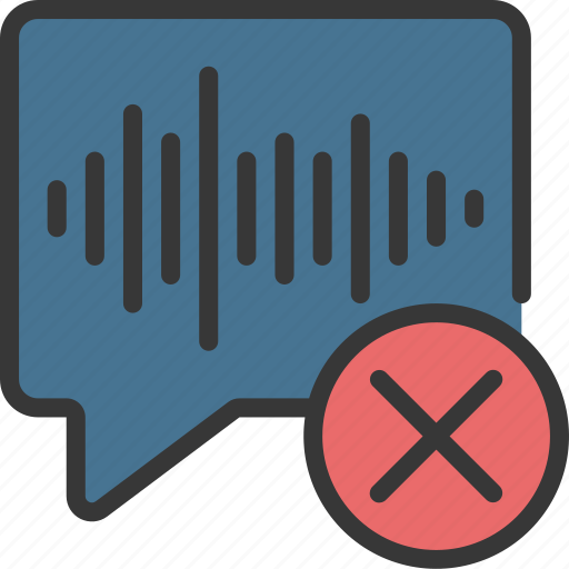 Incomplete, voice, control, message, error icon - Download on Iconfinder