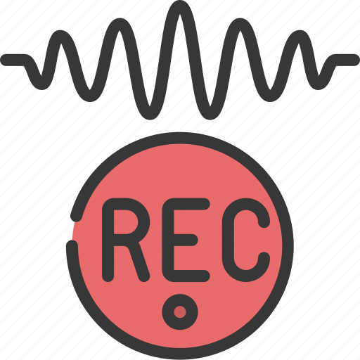 Record, sound, wave, recording, audio icon - Download on Iconfinder