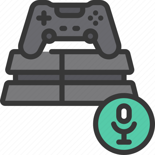 Voice, controlled, consol, gaming, games, play, station icon - Download on Iconfinder