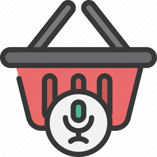 Voice, tech, in, commerce, basket, checkout, recording icon - Download on Iconfinder