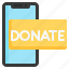 donation, by, phone, charity, help, online, mobile 