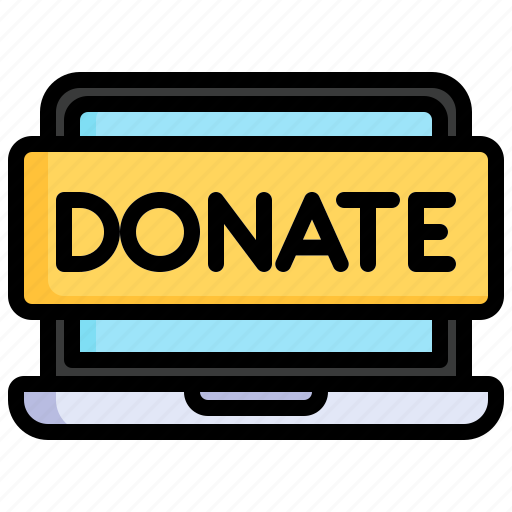 Donation, online, charity, help icon - Download on Iconfinder