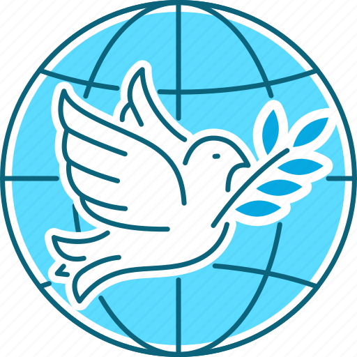 International, volunteer, dove, planet icon - Download on Iconfinder