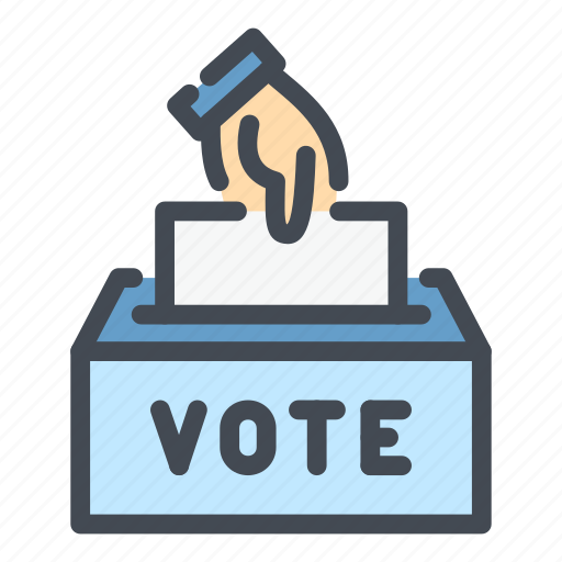 Vote, voting, ballot, box, hand, election icon - Download on Iconfinder
