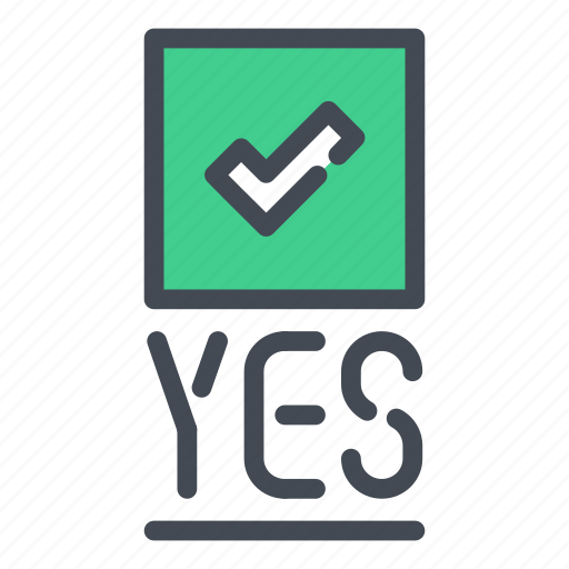 Yes, tick, check, mark, approved, ok icon - Download on Iconfinder
