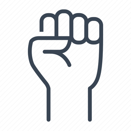 Raised, fist, protest, political, demonstration, march icon - Download on Iconfinder