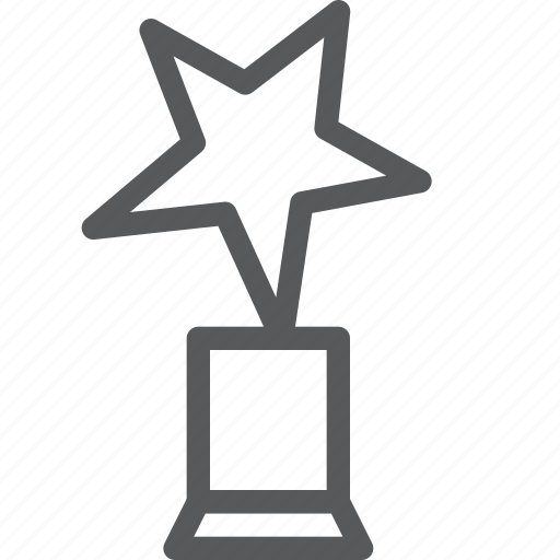 Star, trophy, achievement, award, prize, rewards, success icon - Download on Iconfinder