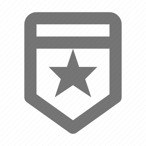 Badge, medal, prize, reward, star, army, award icon - Download on Iconfinder