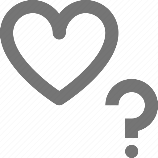 Heart, question, help, like, faq, favorite, love icon - Download on Iconfinder