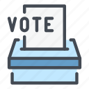 vote, voting, election, ballot, box, document, form