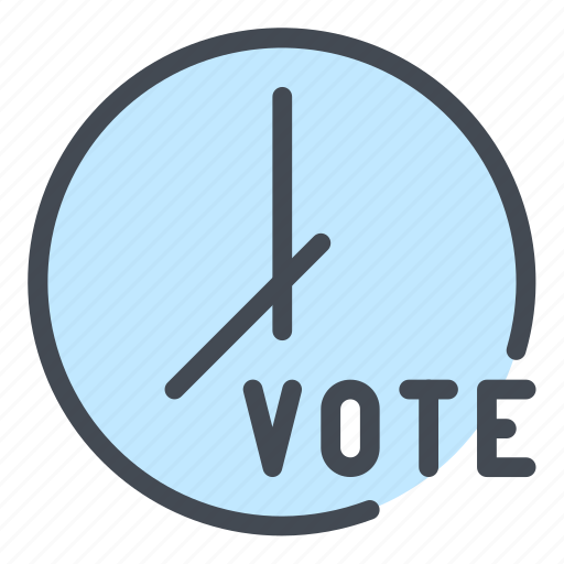 Vote, voting, election, time, clock icon - Download on Iconfinder