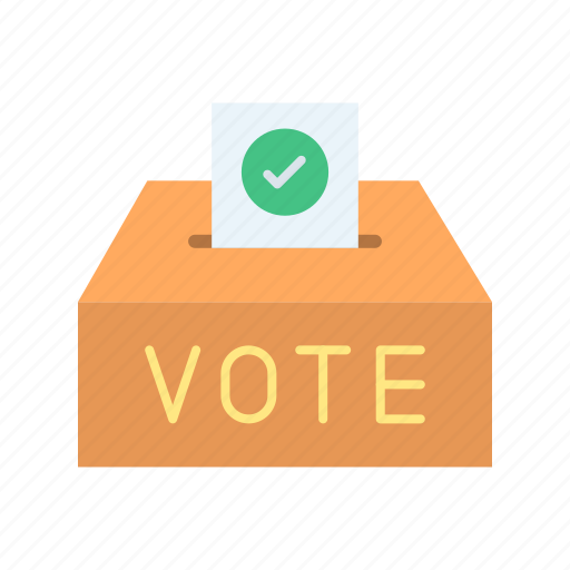 Vote check, vote, voting, correct, checked, politic, voting box icon - Download on Iconfinder