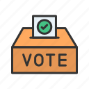vote check, vote, voting, correct, checked, politic, voting box, booth