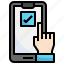 online, smartphone, vote, miscellaneous, finger 