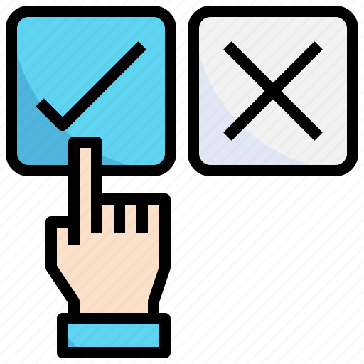 Vote, yes, hand, bad, good, gestures icon - Download on Iconfinder