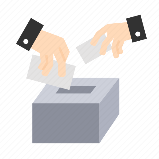 Box, ballot, card, drop, hand, poll, vote icon - Download on Iconfinder