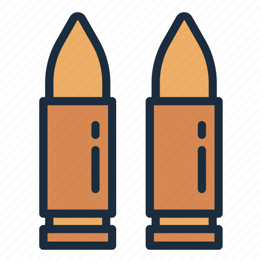 Bullet, ammunition, weapon, war, army, military, crime icon - Download on Iconfinder
