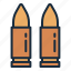 bullet, ammunition, weapon, war, army, military, crime, gun 