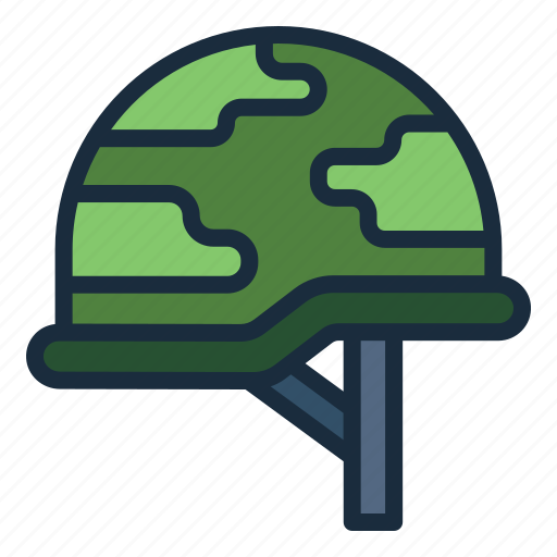 Helmet, protection, war, army, military, security, soldier icon - Download on Iconfinder