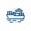 boat, shipping, transport