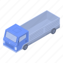 business, car, cargo, cartoon, delivery, isometric, truck