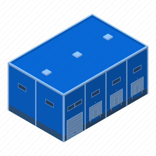 Business, car, cartoon, house, isometric, truck, warehouse icon - Download on Iconfinder