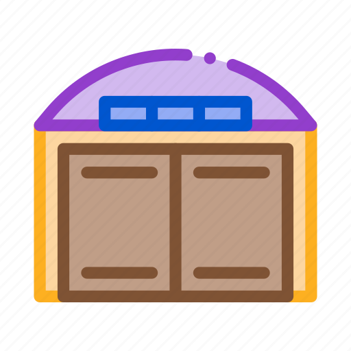 Building, car, construction, garage, storage, warehouse, wooden icon - Download on Iconfinder