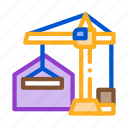 box, building, cargo, construction, crane, warehouse, wooden