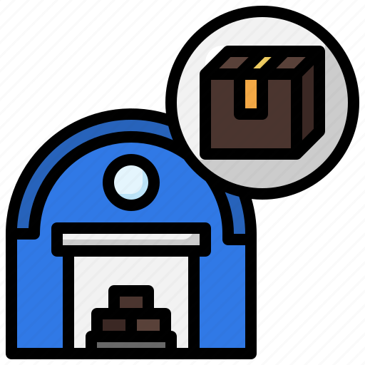 Stock, logistics, warehouse, package, box icon - Download on Iconfinder