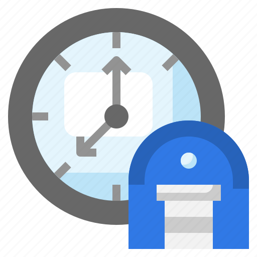 Time, clock, storage, factory, warehouse icon - Download on Iconfinder