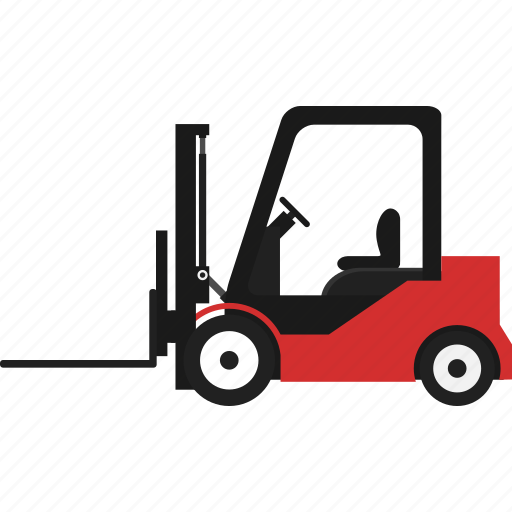 Cargo truck, delivery, folklift, logistics, transportation, warehouse icon - Download on Iconfinder