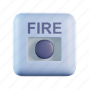 fire, button, emergency, safety, alarm, signal, device