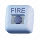 fire, button, device, emergency, technology, safety