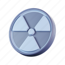 radiation, sign, danger, toxic, nuclear, atomic, radioactive