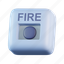 fire, button, device, emergency, technology, safety 