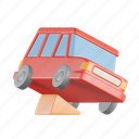 car, tilt, car tit, vehicle, automobile, transportation, accident 
